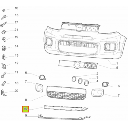 SPOILER PARAGOLPE DELANTERO -ORIGINAL-