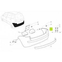 PARAGOLPE TRAS   -ORIGINAL-