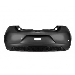 PARAGOLPE TRAS. NEGRO LISO C/AGUJ. SENSOR C/SPOILER