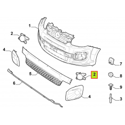 TAPA CAMINERO IZQ. -ORIGINAL-