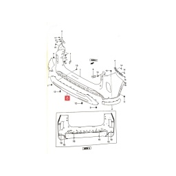 SPOILER PARAGOLPE TRAS. (PLATEADO) -ORIGINAL-