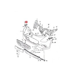 GUIA DER. PARAGOLPE DELT. -ORIGINAL-