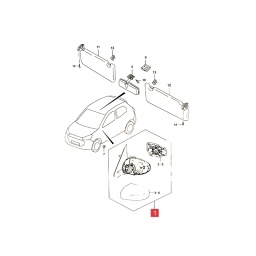 ESPEJO EXT. DER. M/MANUAL -ORIGINAL-