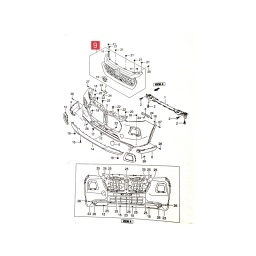 CARETA CMARCO CROMADO CINSIGNIA SAGUJ. CAMARA -ORIGINAL-