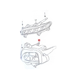 SEMIOPTICA IZQ. INFERIOR LED -ORIGINAL-