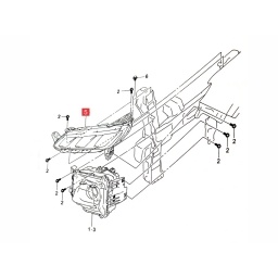 SEMIOPTICA IZQ. SUPERIOR LED -ORIGINAL-