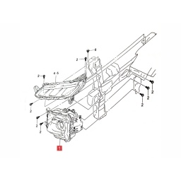 SEMIOPTICA DER. INFERIOR LED -ORIGINAL-