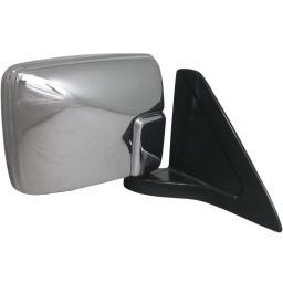 ESPEJO EXT. DER. MANUAL SIN CONTROL CROMADO -TYC-
