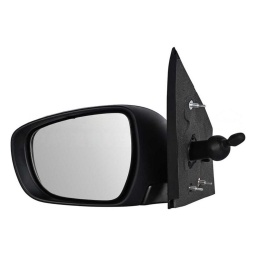 ESPEJO EXT. IZQ. MANUAL C/CONTROL TAPA NEGRA BRILLO -ORIGINAL-