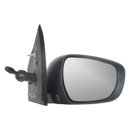 ESPEJO EXT. DER. MANUAL C/CONTROL TAPA NEGRA TEXT. -ORIGINAL-