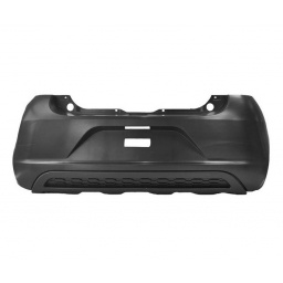 PARAGOLPE TRAS. NEGRO LISO S/AGUJ. SENSOR C/SPOILER