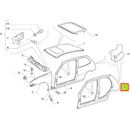 LATERAL DER. (5 PTAS.) -ORIGINAL-