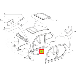 LATERAL DER. (3 PTAS.) -ORIGINAL-