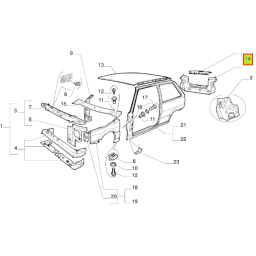PANEL TRASERO -ORIGINAL-