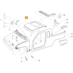 TECHO CABINA EXTENDIDA -ORIGINAL-