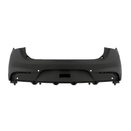 PARAGOLPE TRAS. NEGRO LISO C/AGUJ. SENSOR