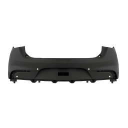 PARAGOLPE TRAS. NEGRO LISO C/AGUJ. SENSOR