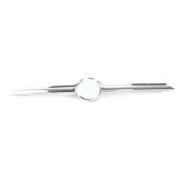 CARETA CROMADA C/INSIGNIA ROJA -ORIGINAL-