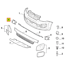 TAPA CAMINERO DER. -ORIGINAL-