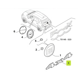 SIGLA "4X4" -ORIGINAL-