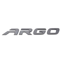 SIGLA "ARGO" NEGRA PORTON TRASERO -ORIGINAL-