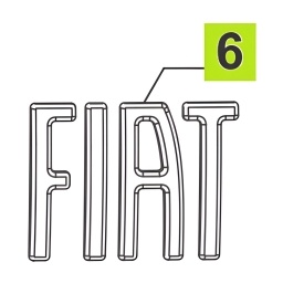 SIGLA "FIAT" PORTON TRASERO -ORIGINAL-