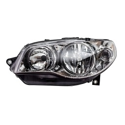 SEMIOPTICA IZQ. FONDO CROMADO ARO CROMADO M/MANUAL (H7/H7) -TYC-