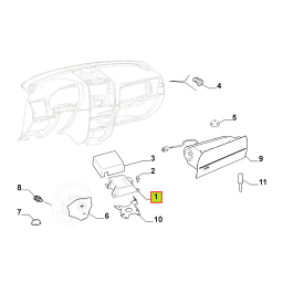 CENTRAL AIRBAG (TRW) -ORIGINAL-