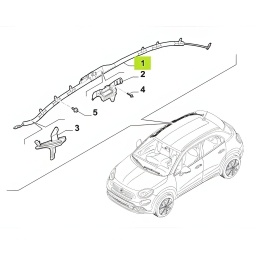 AIRBAG VENTANA DER. -ORIGINAL-