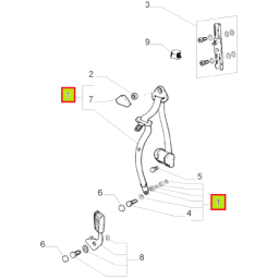 CINTO DE SEGURIDAD PIROTECNICO IZQ. (CHRIS) -ORIGINAL-