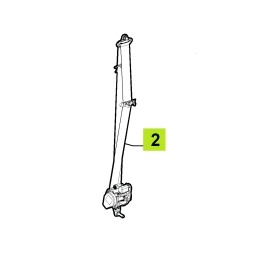 CINTO DE SEGURIDAD PIROTECNICO IZQ. -ORIGINAL-