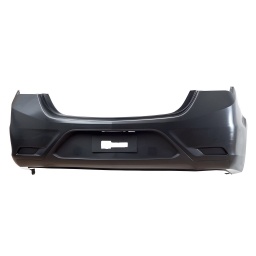 PARAGOLPE TRAS. NEGRO LISO S/AGUJ. SENSOR S/AGUJ. OJO DE GATO