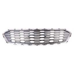 REJILLA CENTRAL PARAGOLPE DELT. C/MOLD. CROMADA (LTZ)
