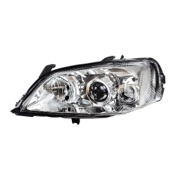 SEMIOPTICA IZQ. FONDO CROMADO M/ELECTRICO (H1/H7) -TYC-