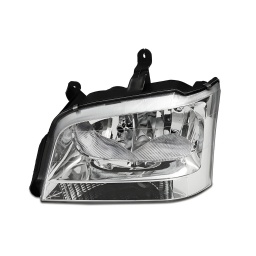 SEMIOPTICA IZQ. FONDO CROMADO SE�ALERO CRISTAL (H1/H7) -TYC-