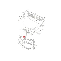 SOPORTE CENTRAL DE RADIADOR -ORIGINAL-