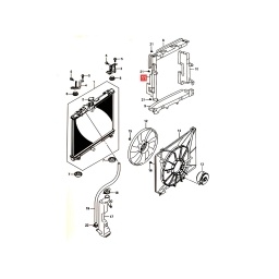 MARCO RADIADOR (IZQ. LATERAL) -ORIGINAL-