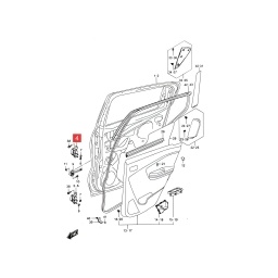 BISAGRA PUERTA TRAS. IZQ. SUP./INF. -ORIGINAL-