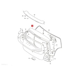 PORTON TRASERO S/SPOILER -ORIGINAL-