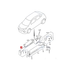 FENDER GUARDABARRO DELT. IZQ. -ORIGINAL-