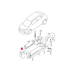 FENDER GUARDABARRO DELT. DER. -ORIGINAL-