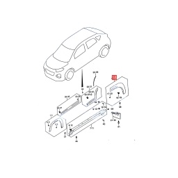 FENDER GUARDABARRO TRAS. IZQ. -ORIGINAL-