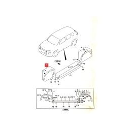 FENDER GUARDABARRO DELT. DER. -ORIGINAL-