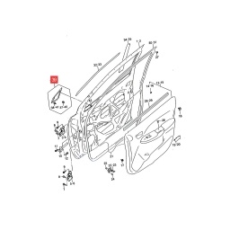 TRAPEZIO PUERTA IZQ. -ORIGINAL-