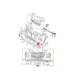 MARCO IZQ. SEMIOPTICA INFERIOR -ORIGINAL-