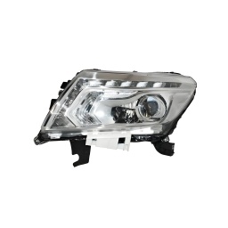SEMIOPTICA IZQ. FONDO CROMADO C/LUPA C/LED -TYC-