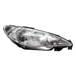 SEMIOPTICA DER. M/ELECTRICO PARABOLA SIMPLE VIDRIO RAYADO (H4) -TYC-