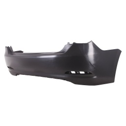 PARAGOLPE TRASERO NEGRO LISO